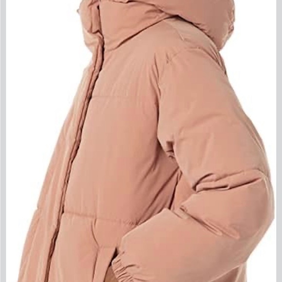 Amazon Essentials Camel Long Quilted Puffer Coat - Picture 3 of 4